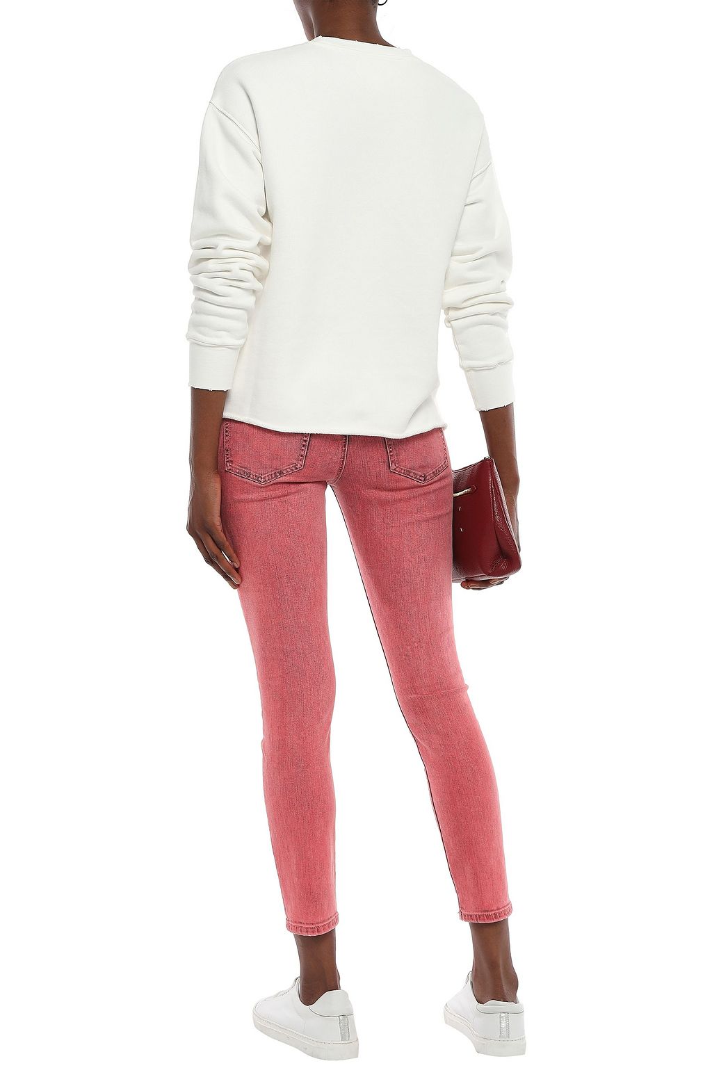 CURRENT/ELLIOTT Mid-rise skinny jeans