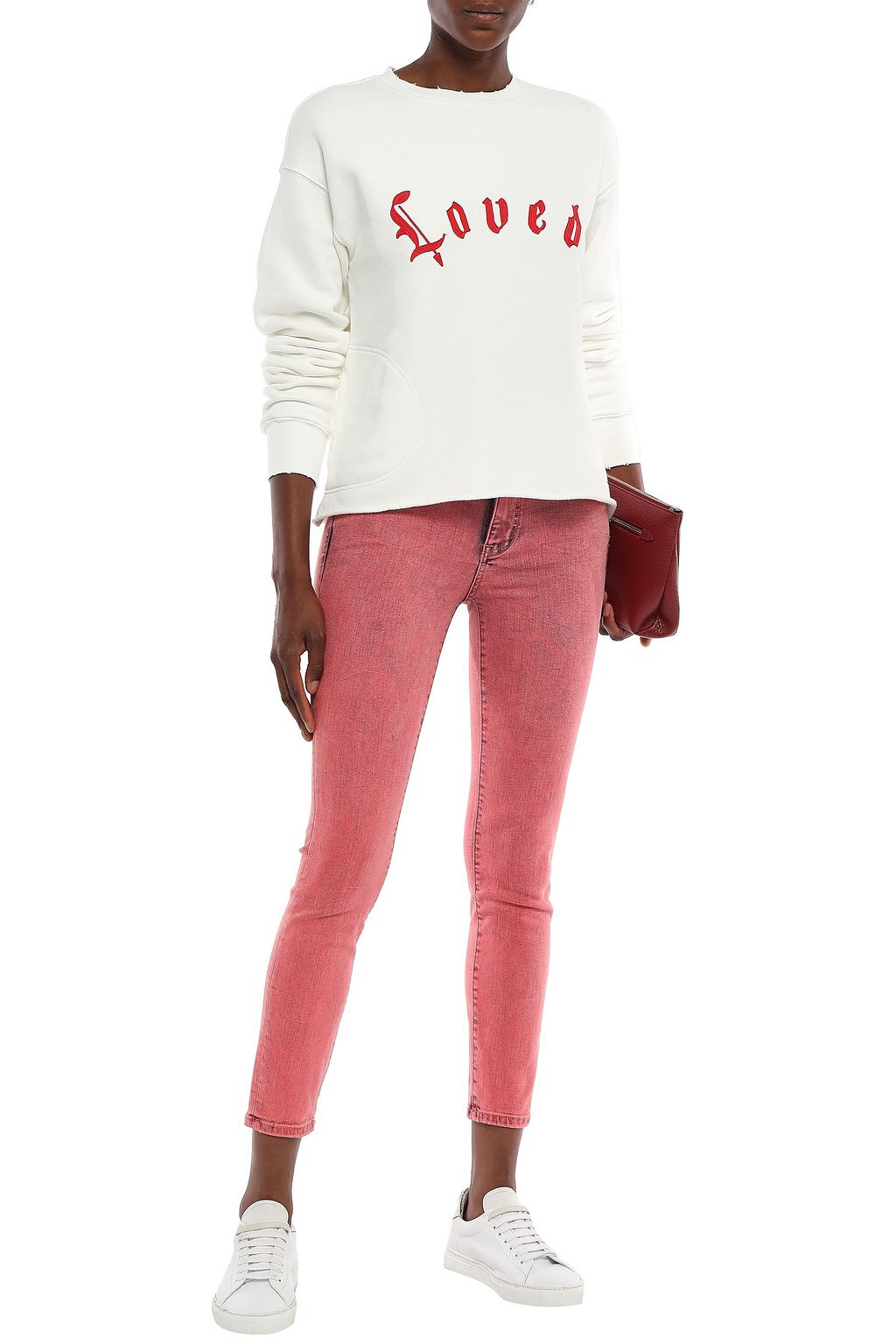 CURRENT/ELLIOTT Mid-rise skinny jeans