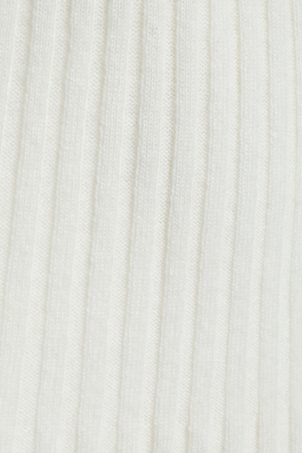 N.PEAL Ribbed cashmere midi skirt