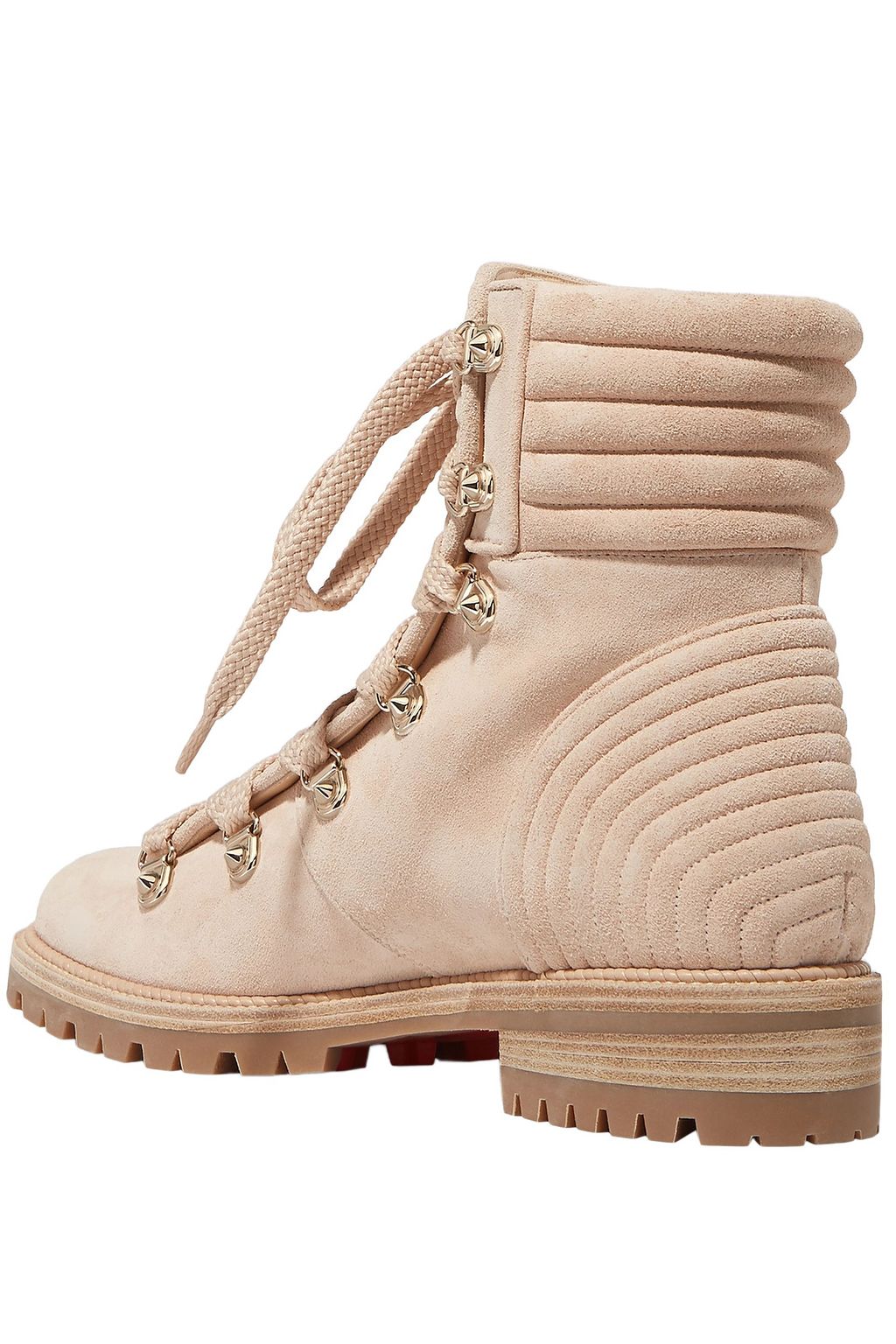 CHRISTIAN LOUBOUTIN Quilted suede ankle boots