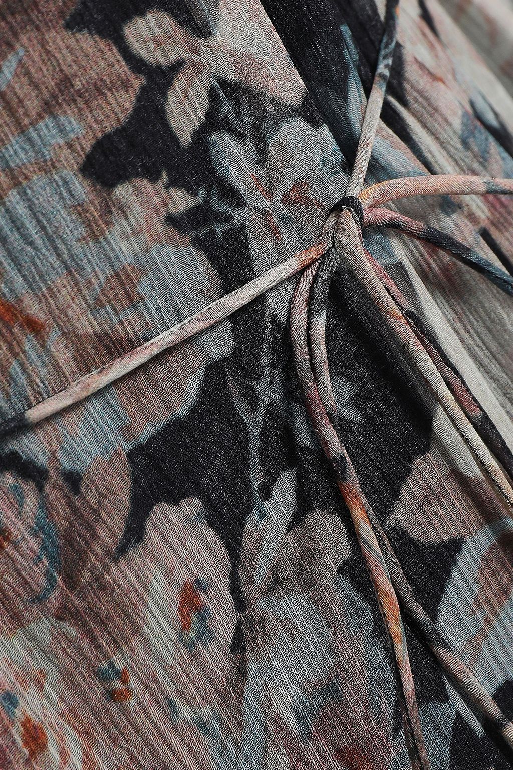ZIMMERMANN Floral-print silk-georgette midi dress