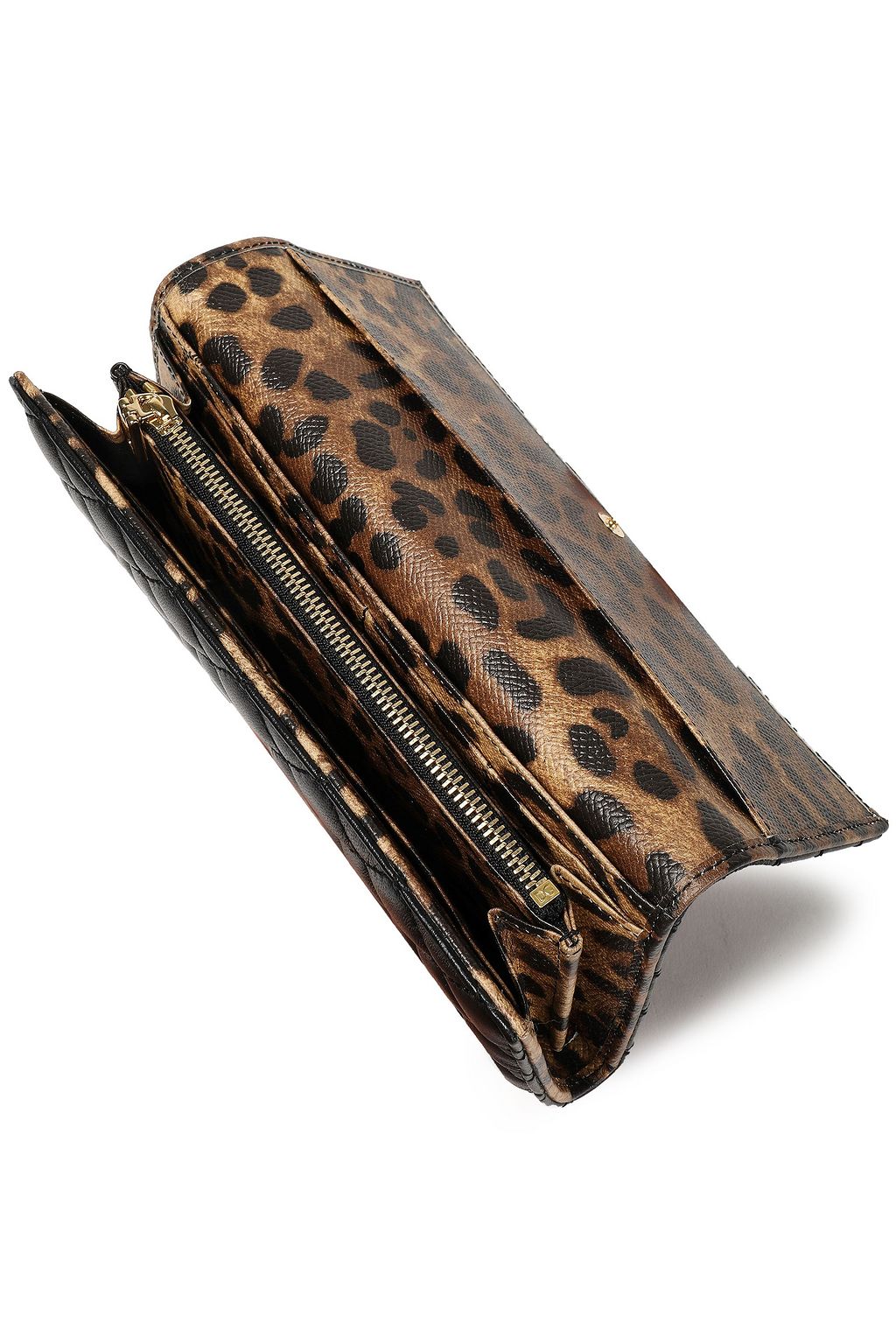 DOLCE&GABBANA Quilted leather continental wallet