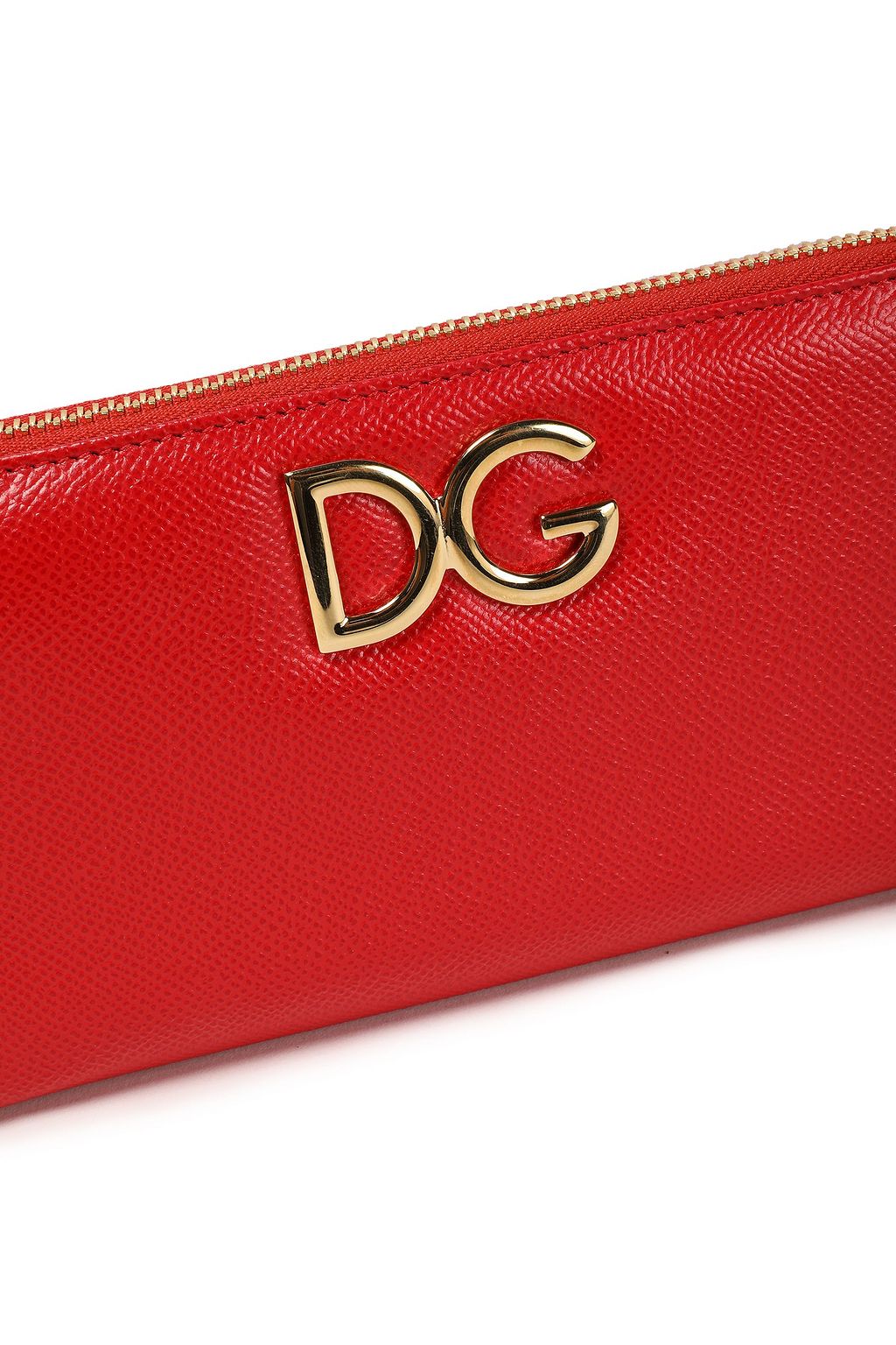 DOLCE&GABBANA Textured-leather continental wallet