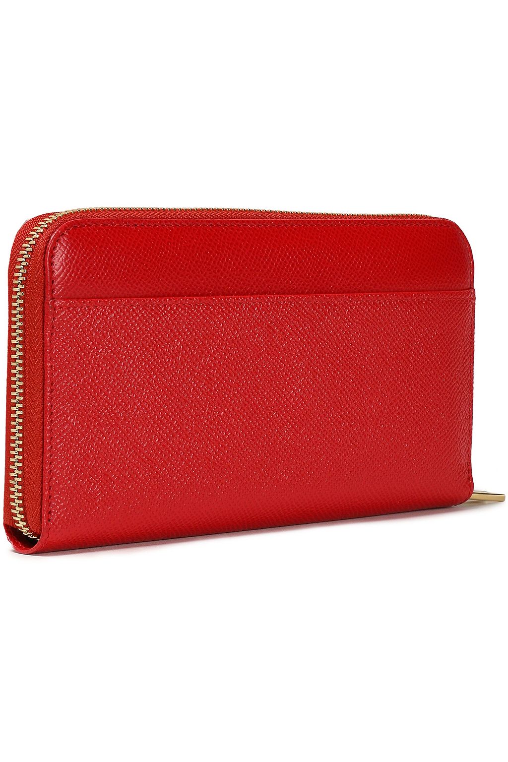 DOLCE&GABBANA Textured-leather continental wallet