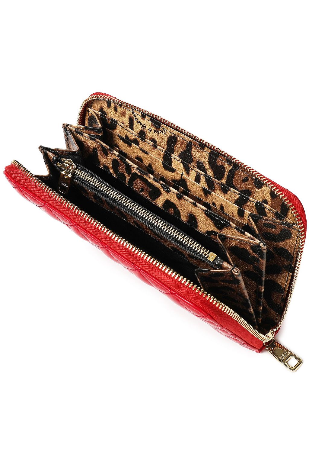 DOLCE&GABBANA Quilted leather continental wallet