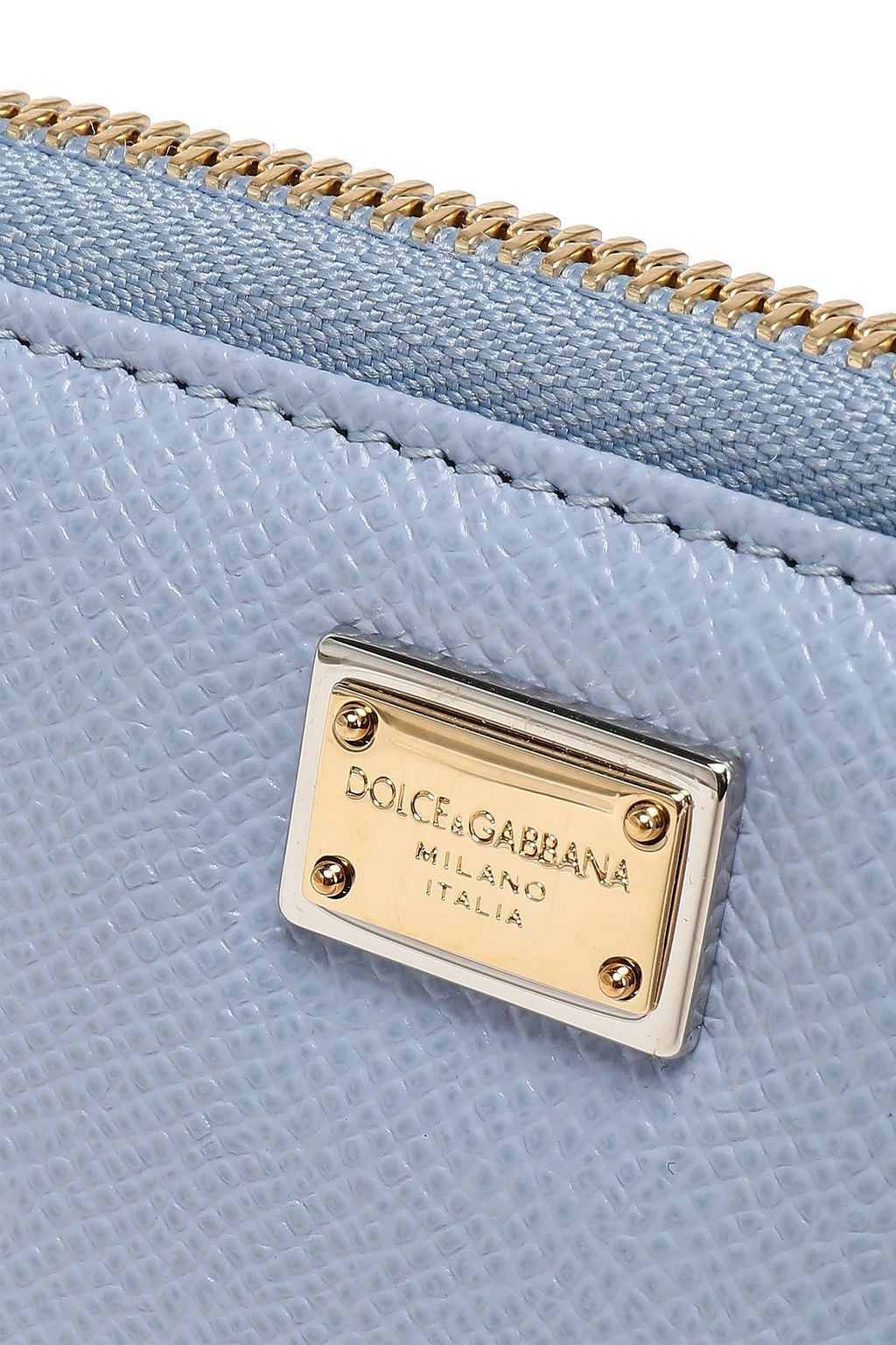 DOLCE&GABBANA Textured-leather wallet