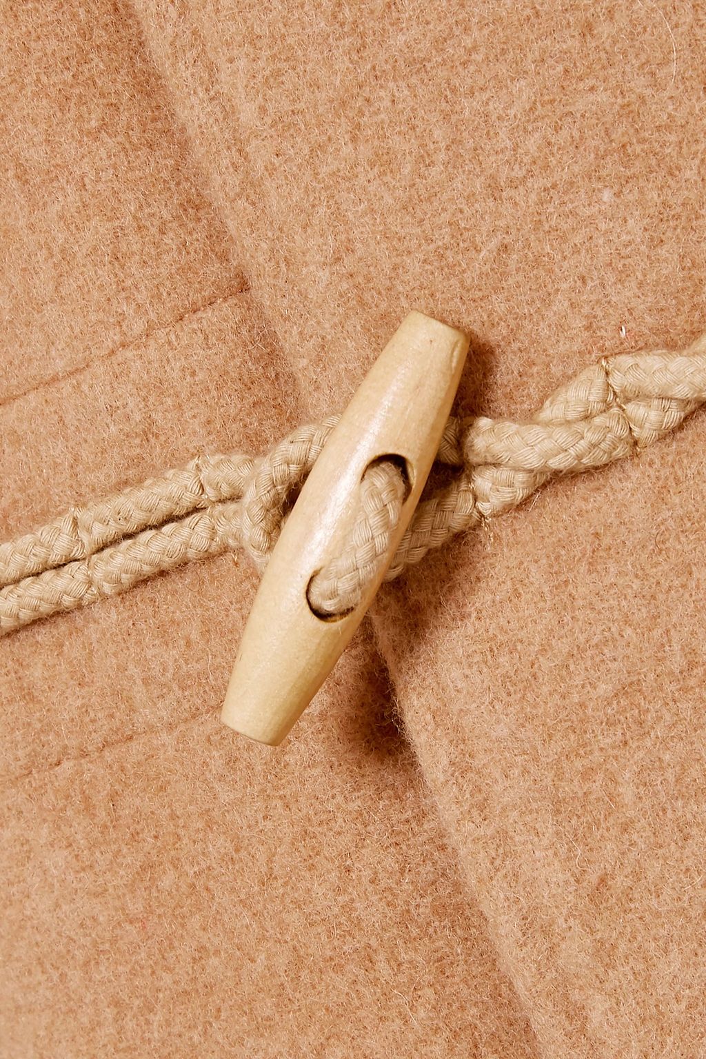 R13 Oversized wool-felt hooded coat