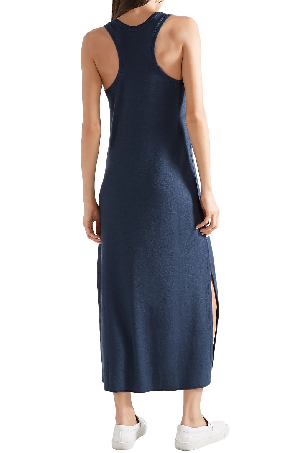 ATM ANTHONY THOMAS MELILLO Mélange stretch-modal midi dress