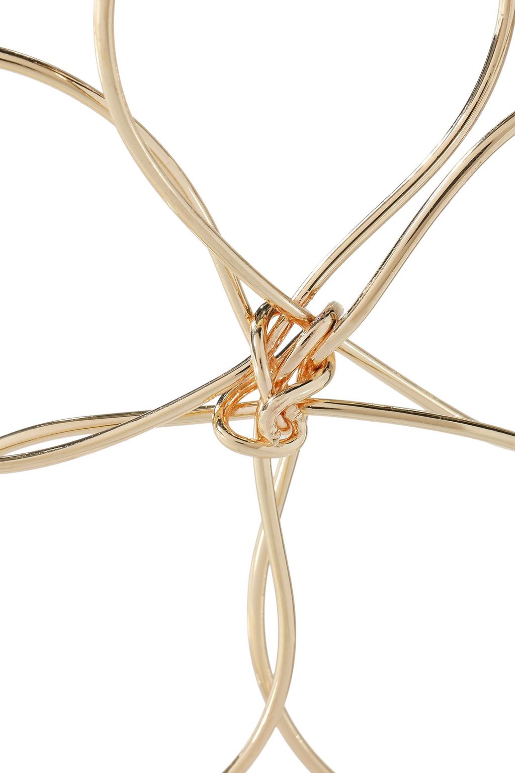 KENNETH JAY LANE Gold-tone acetate earrings