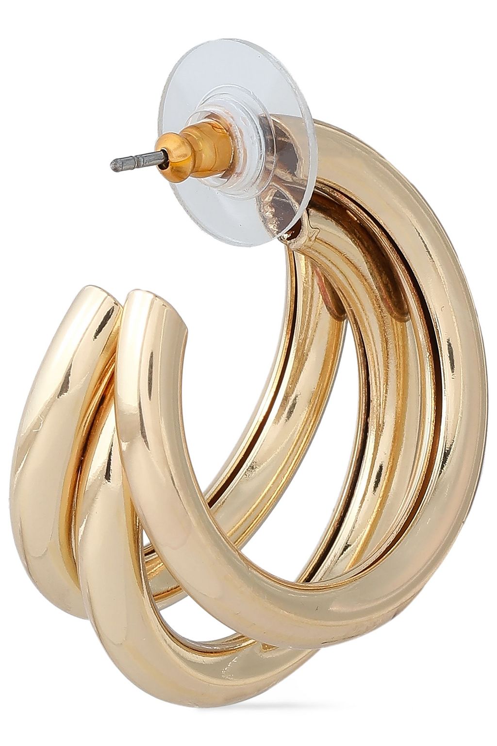 KENNETH JAY LANE Gold-tone hoop earrings