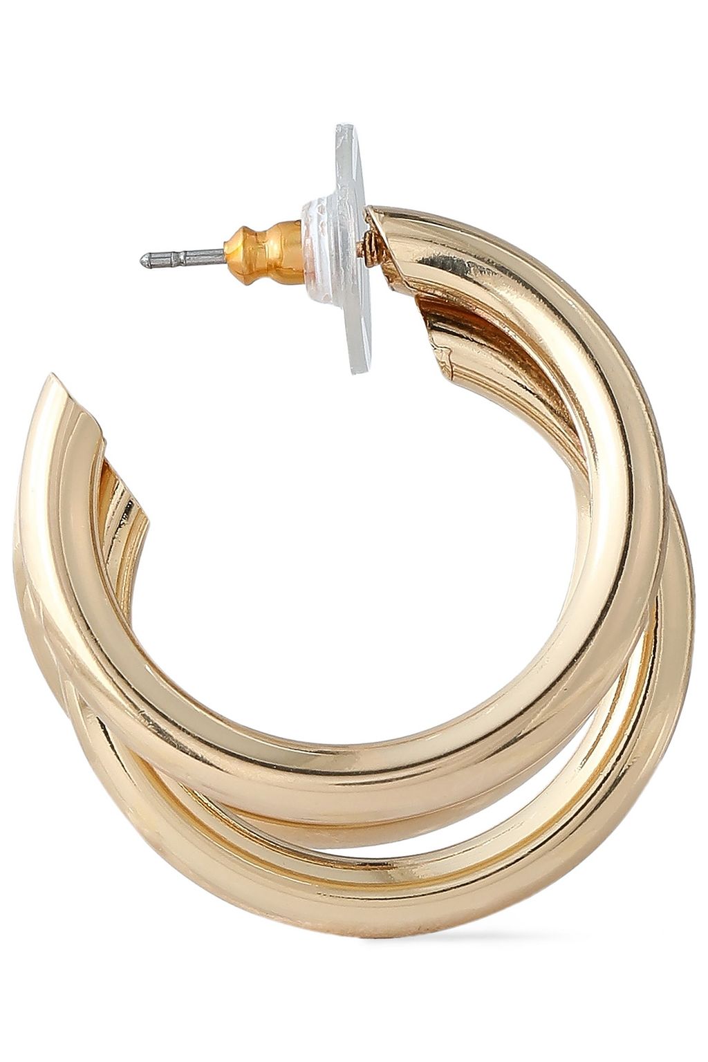 KENNETH JAY LANE Gold-tone hoop earrings