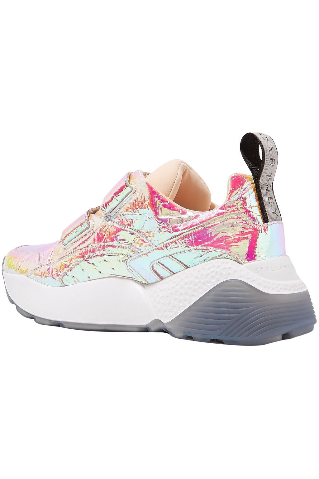 STELLA MCCARTNEY Iridescent faux leather sneakers