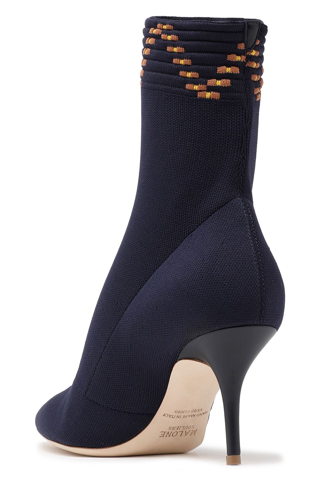 MALONE SOULIERS Stretch-knit sock ankle boots