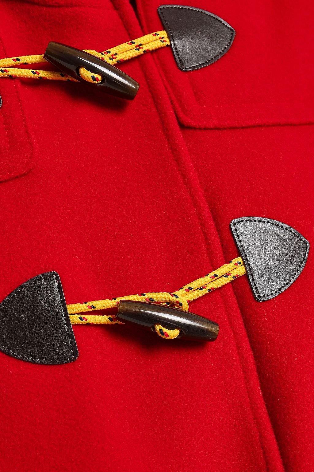 LOVE MOSCHINO Wool-blend felt hooded coat