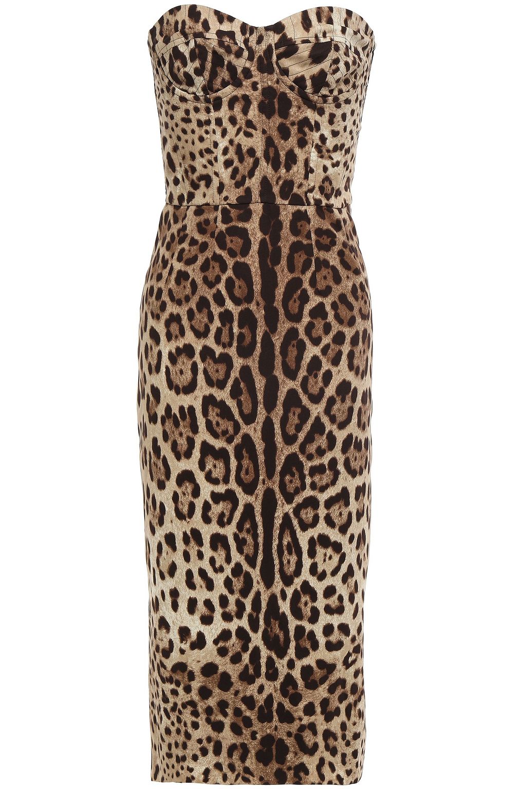 animal print silk dress