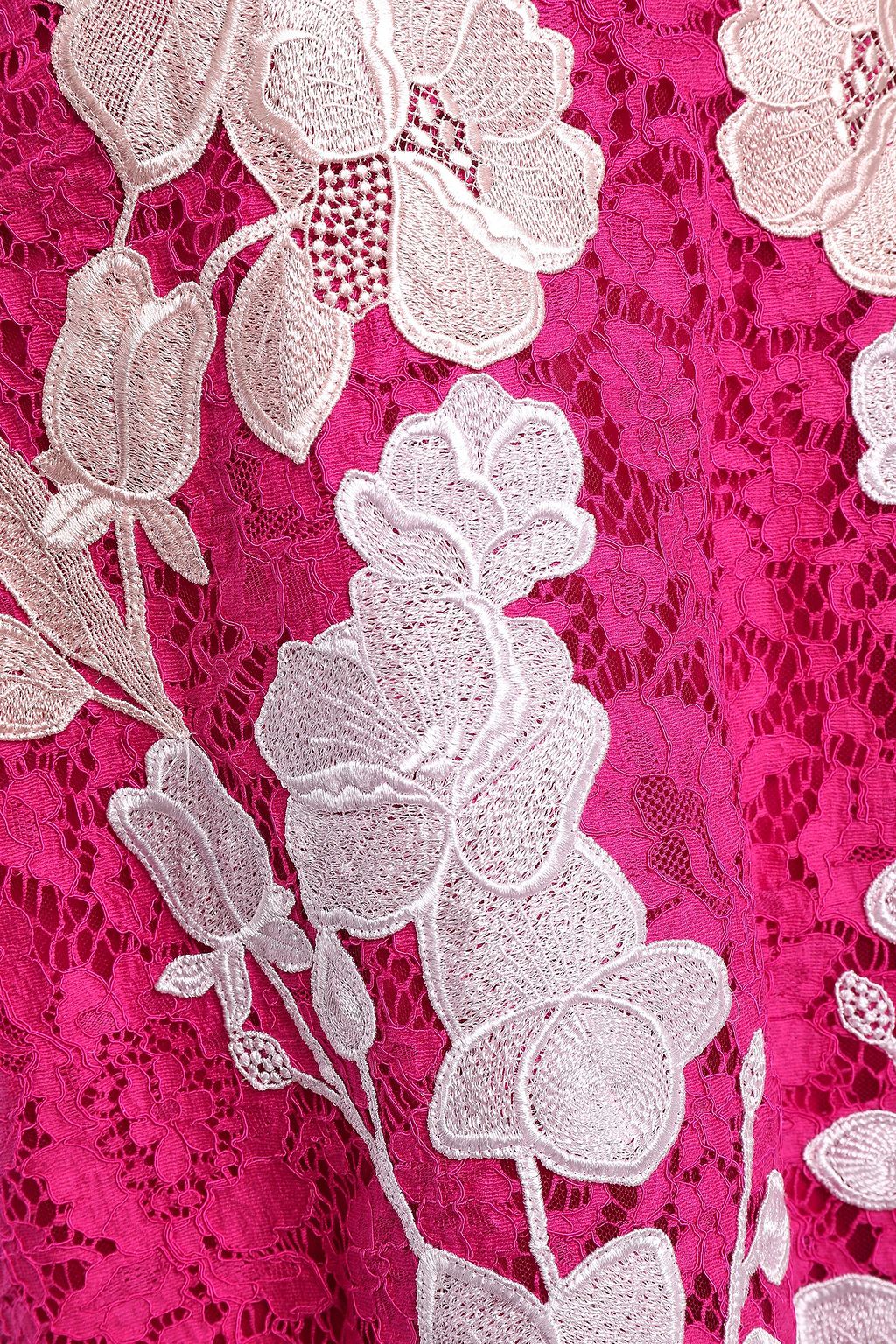 DOLCE&GABBANA Embroidered corded lace mini dress