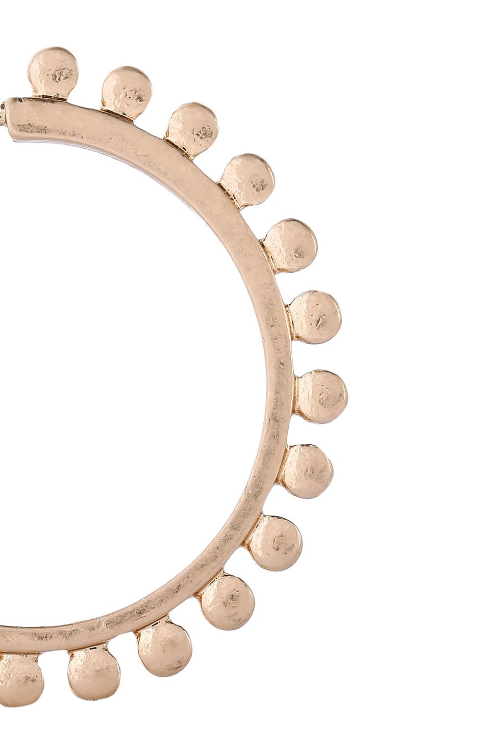 KENNETH JAY LANE Gold-tone hoop earrings