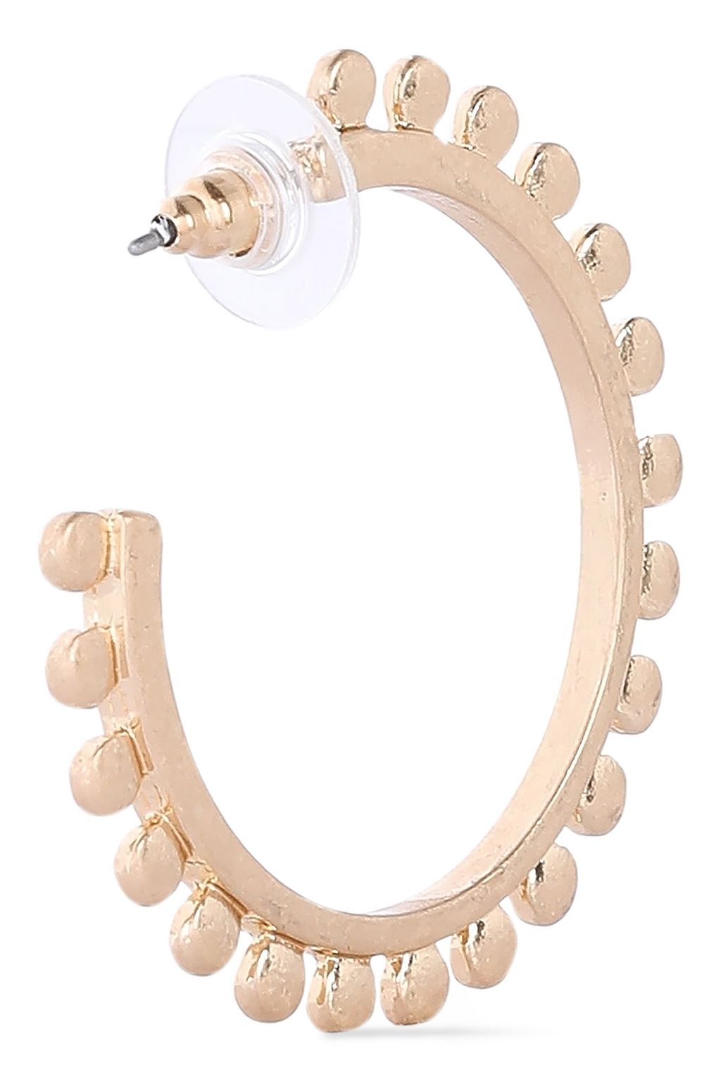 KENNETH JAY LANE Gold-tone hoop earrings