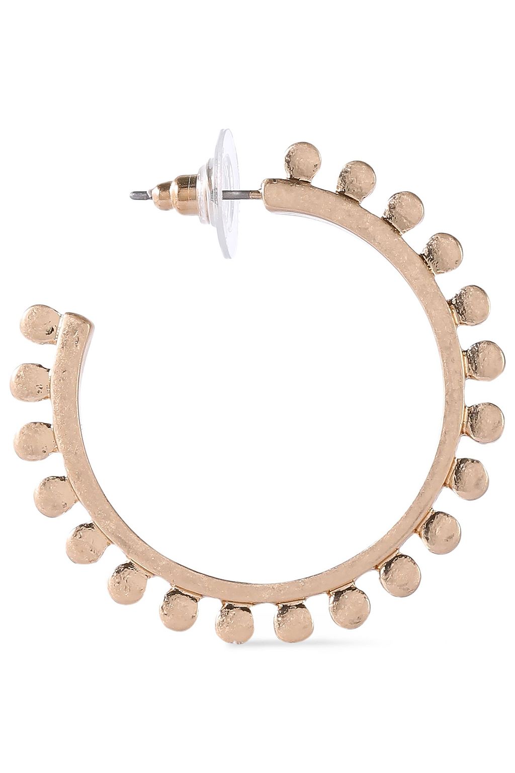 KENNETH JAY LANE Gold-tone hoop earrings