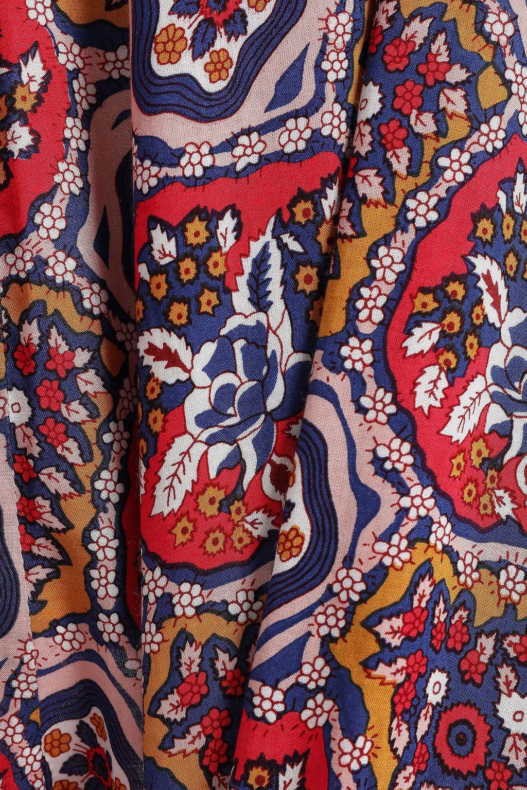 ANTIK BATIK Sam layered printed voile maxi dress
