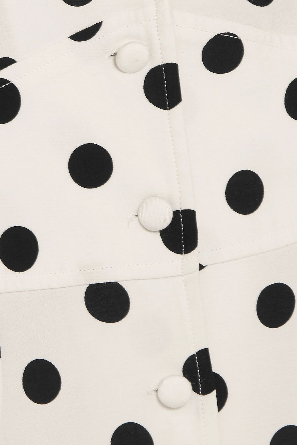 RIXO Laura polka-dot crepe mini dress