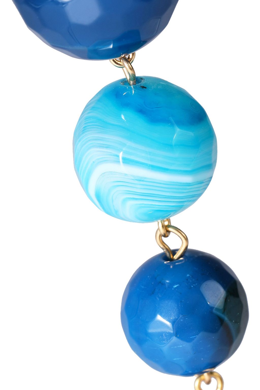 KENNETH JAY LANE Gold-plated bead earrings