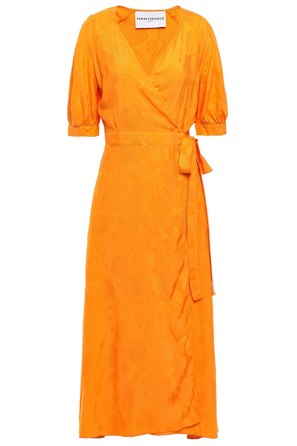 marigold wrap dress