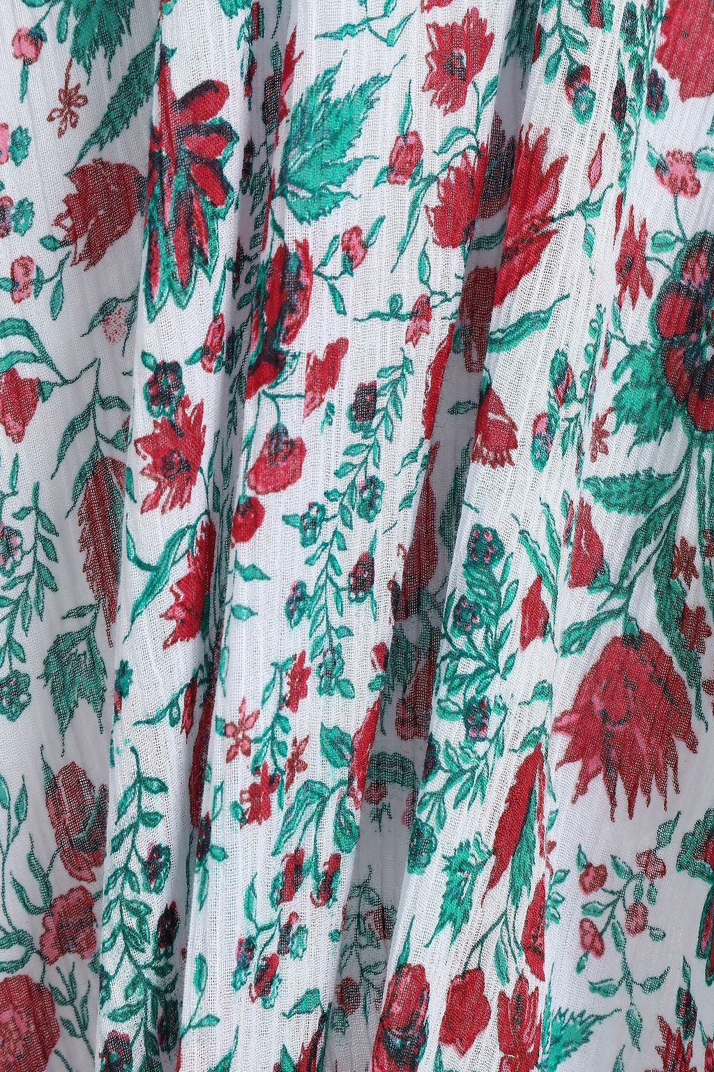 ANTIK BATIK Lally ruffled floral-print cotton-gauze maxi dress