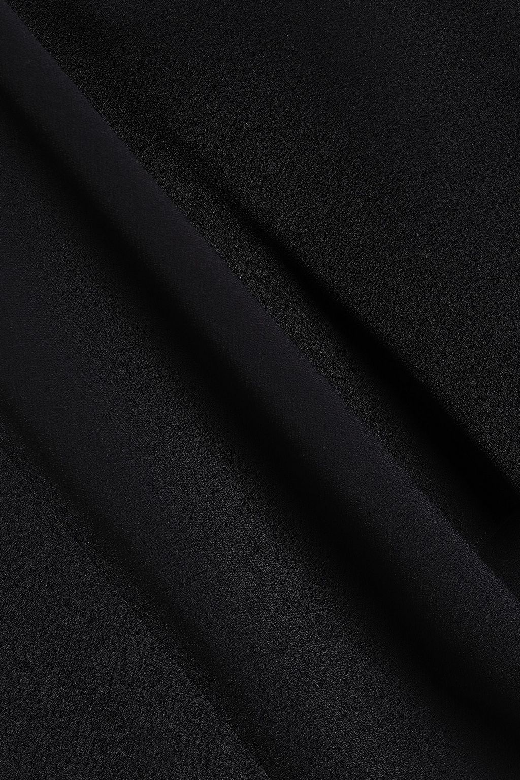 HALSTON HERITAGE Cape-effect crepe mini dress