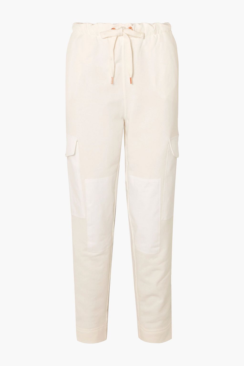 French cotton-terry track pants 