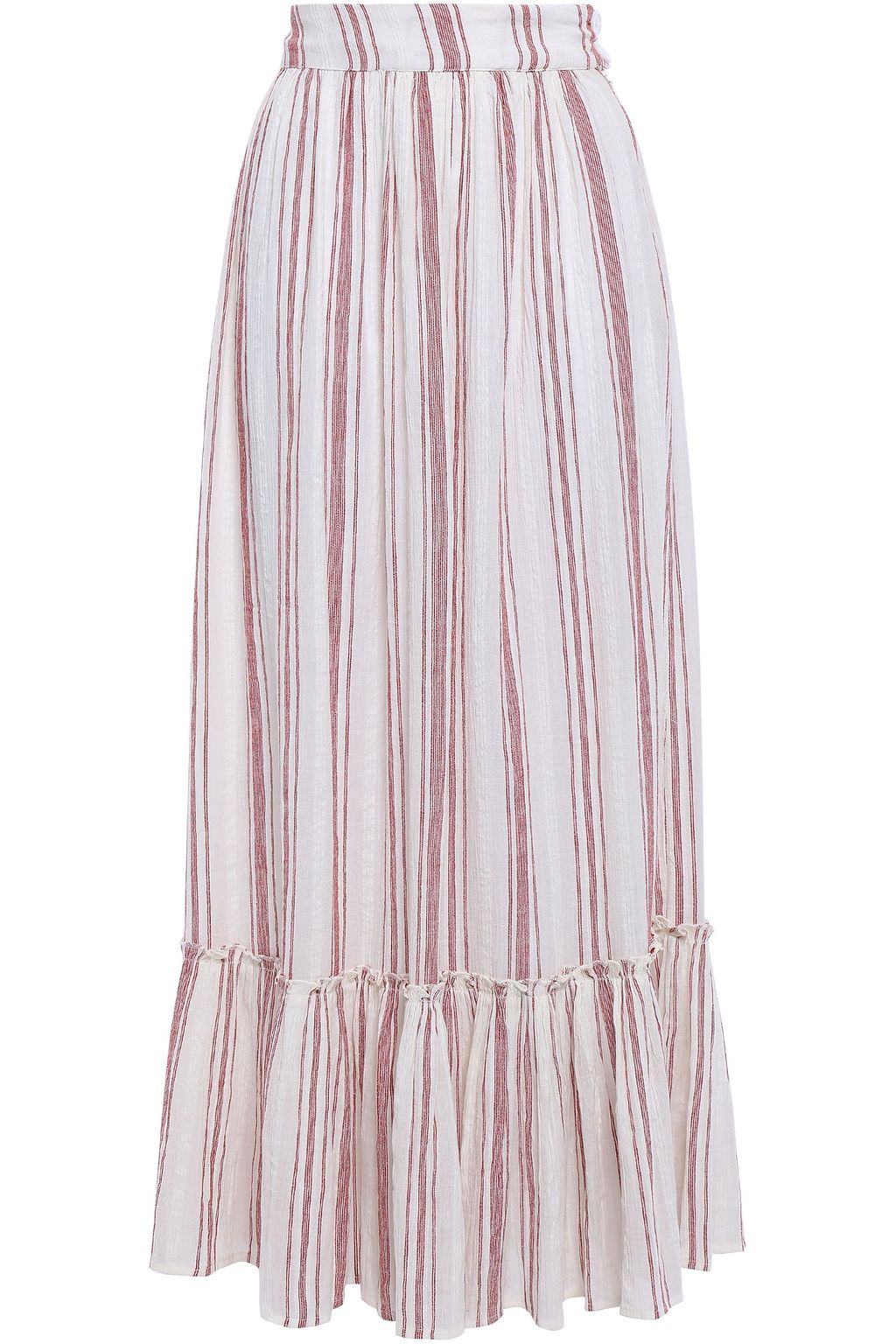 cotton gauze maxi skirt