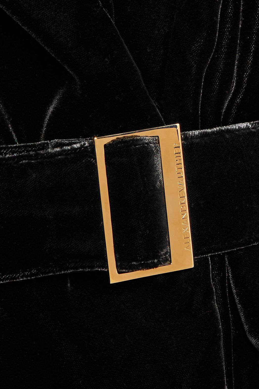 ALEXANDRE VAUTHIER Belted velvet jacket