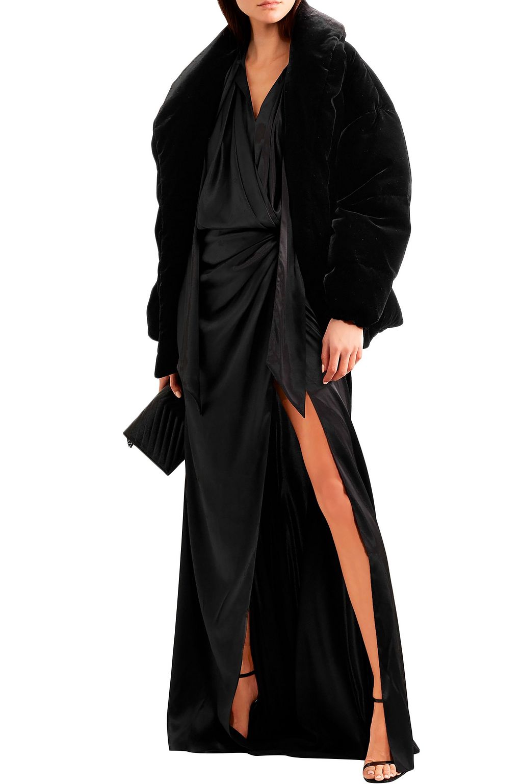 ALEXANDRE VAUTHIER Belted velvet jacket