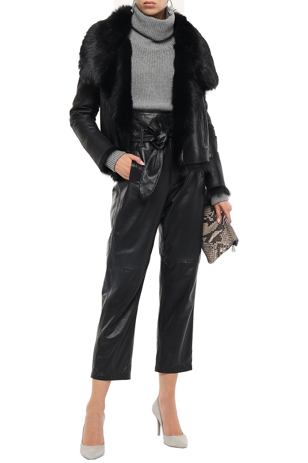METEO BY YVES SALOMON Reversible shearling jacket