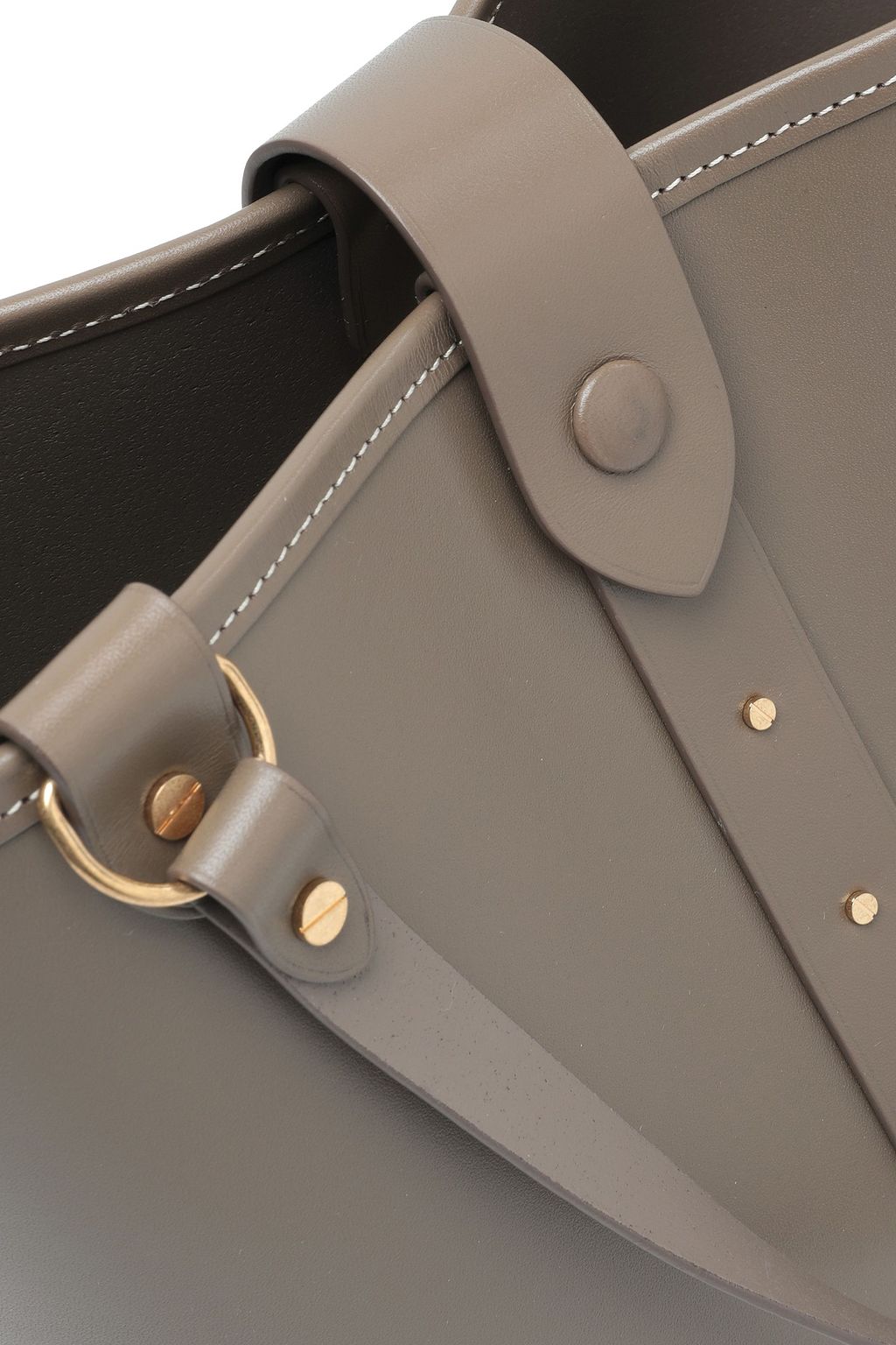 THE ROW Studded leather shoulder bag