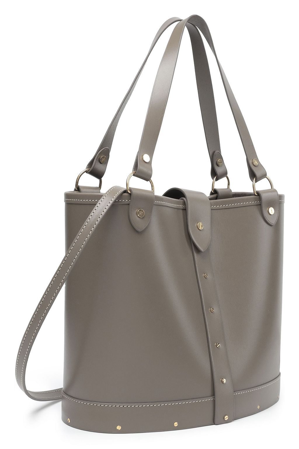 THE ROW Studded leather shoulder bag