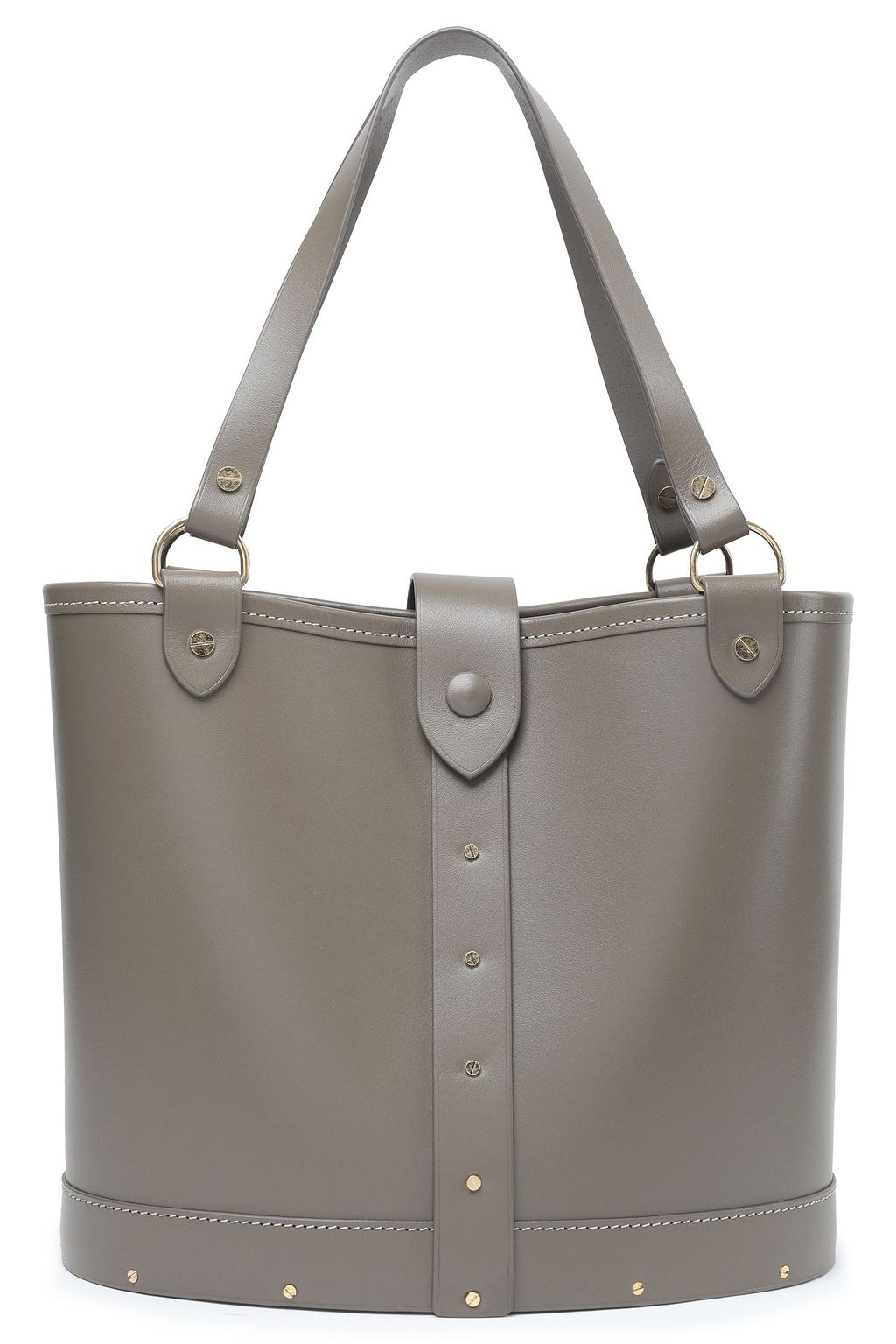 THE ROW Studded leather shoulder bag