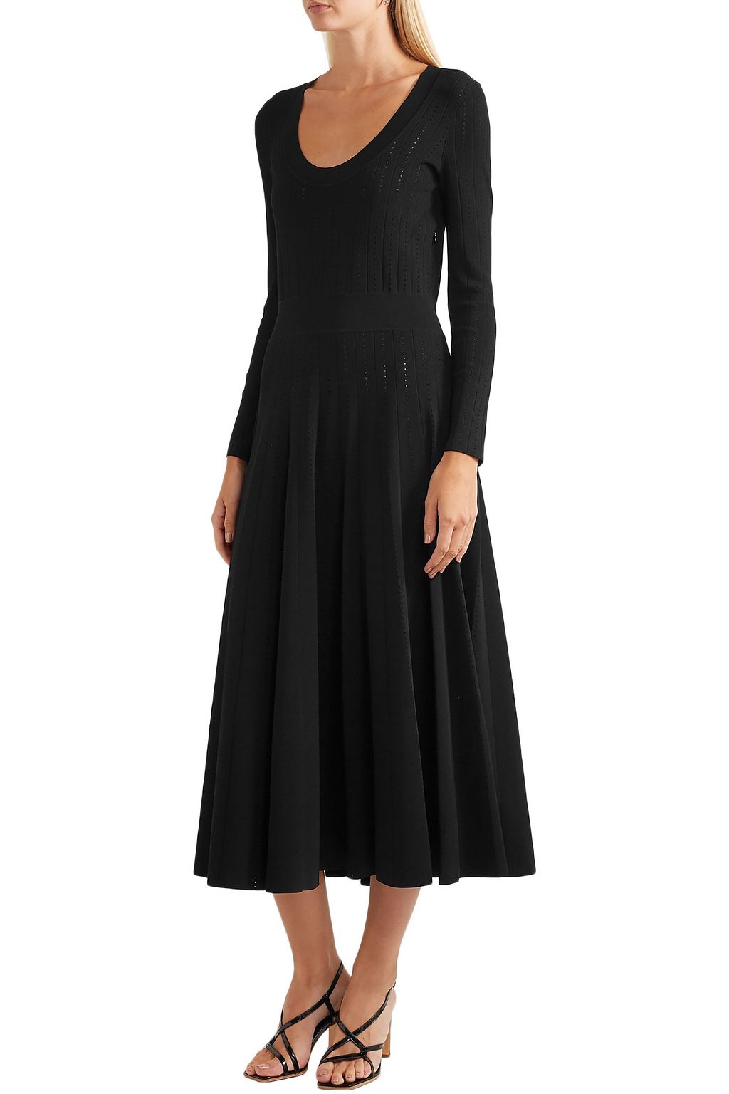 CASASOLA Stretch-knit midi dress