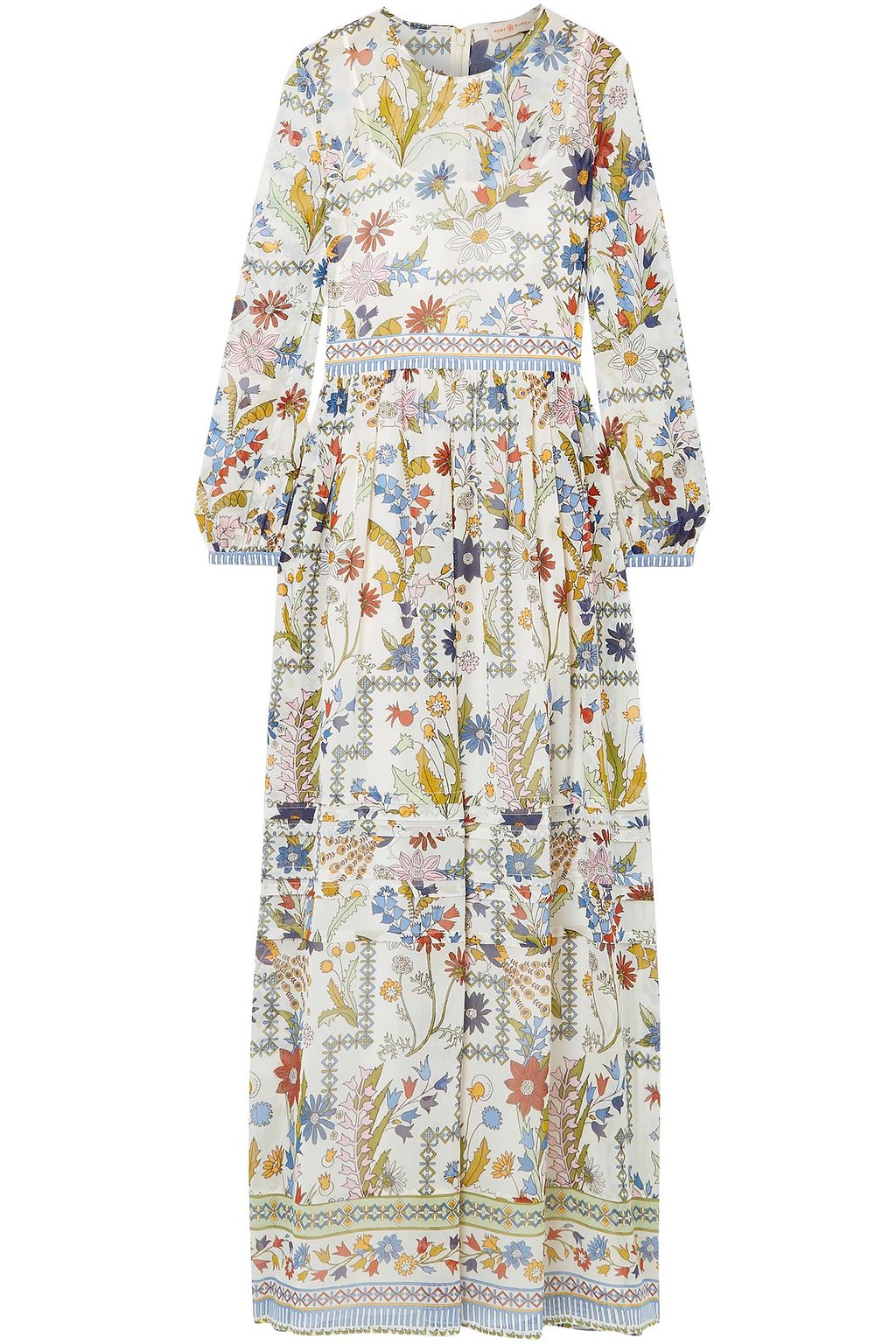 Remi printed silk-georgette maxi dress 