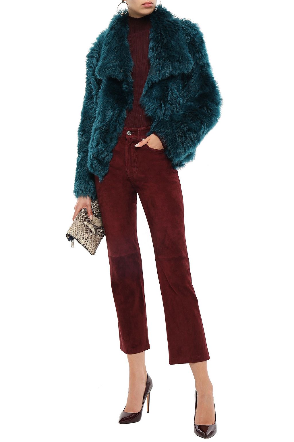 METEO BY YVES SALOMON Reversible shearling jacket