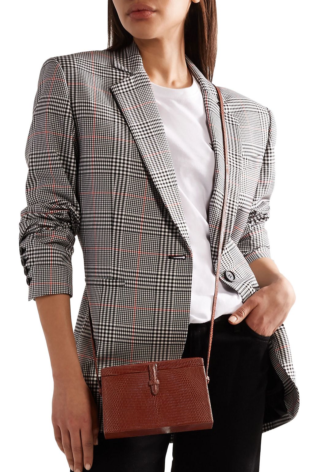 HUNTING SEASON Square Trunk lizard shoulder bag