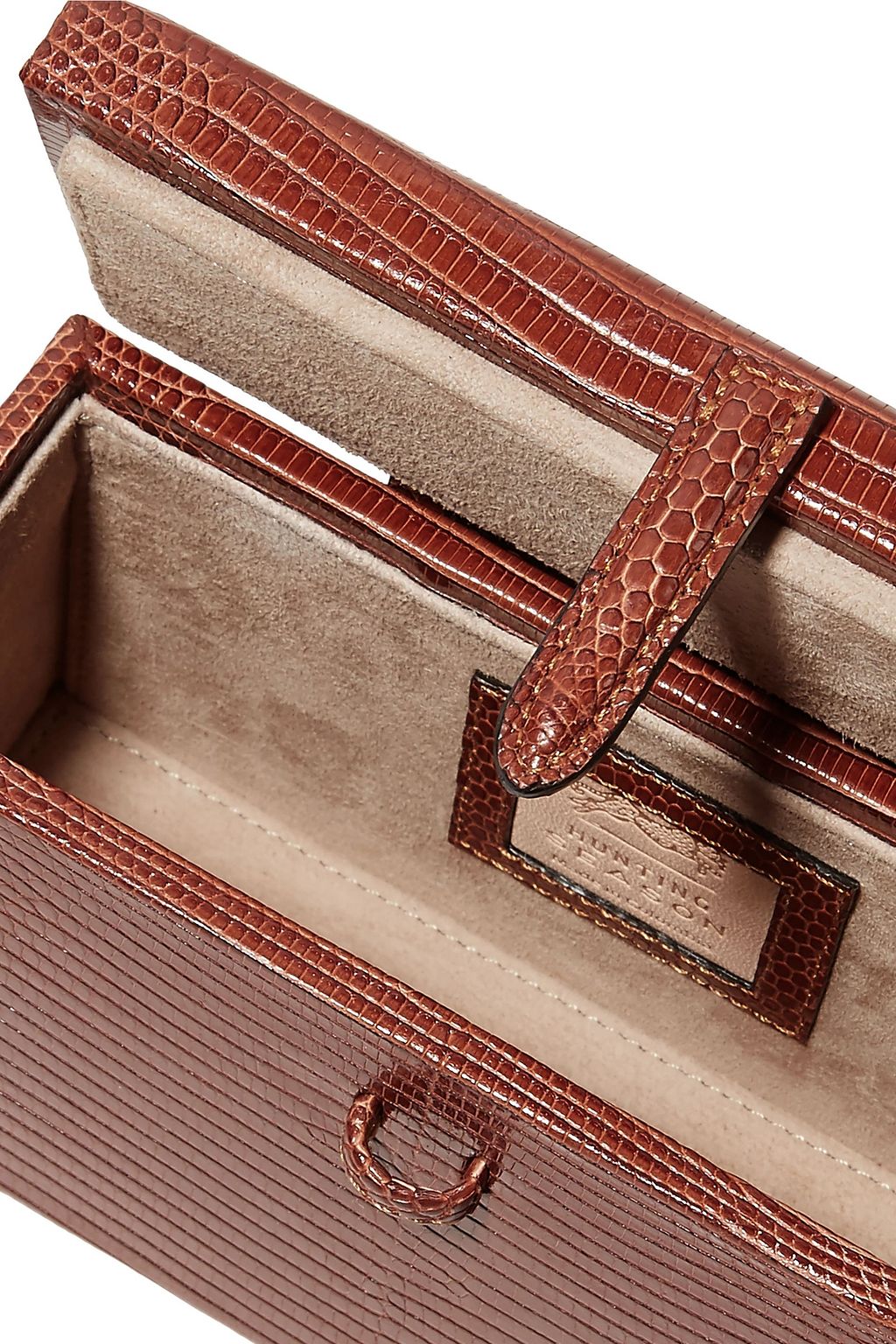 HUNTING SEASON Square Trunk lizard shoulder bag