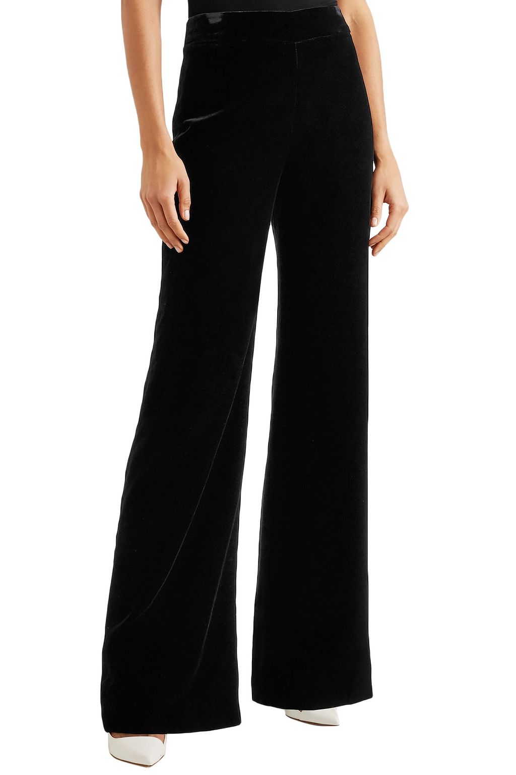 BRANDON MAXWELL Velvet wide-leg pants