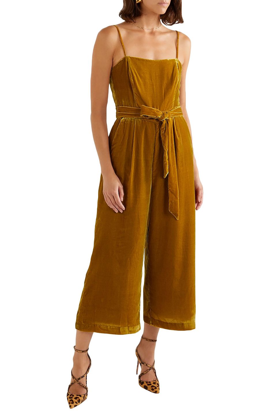 j crew velvet jumpsuit