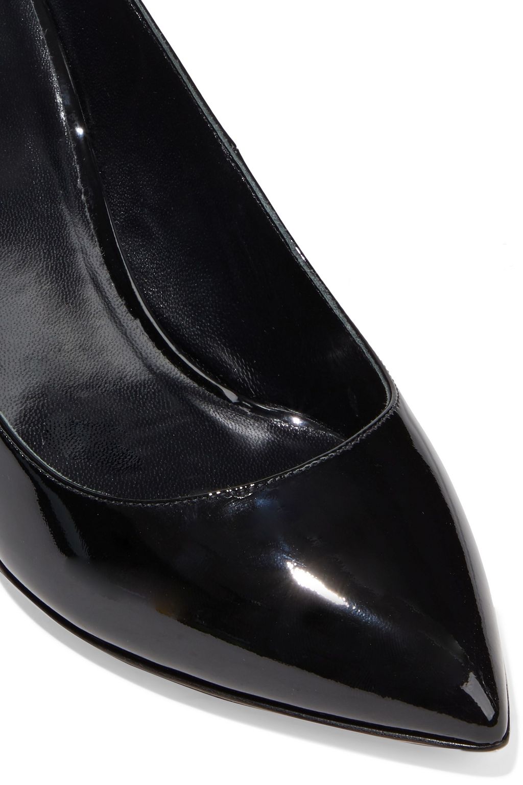 VALENTINO GARAVANI Ringstud patent-leather pumps
