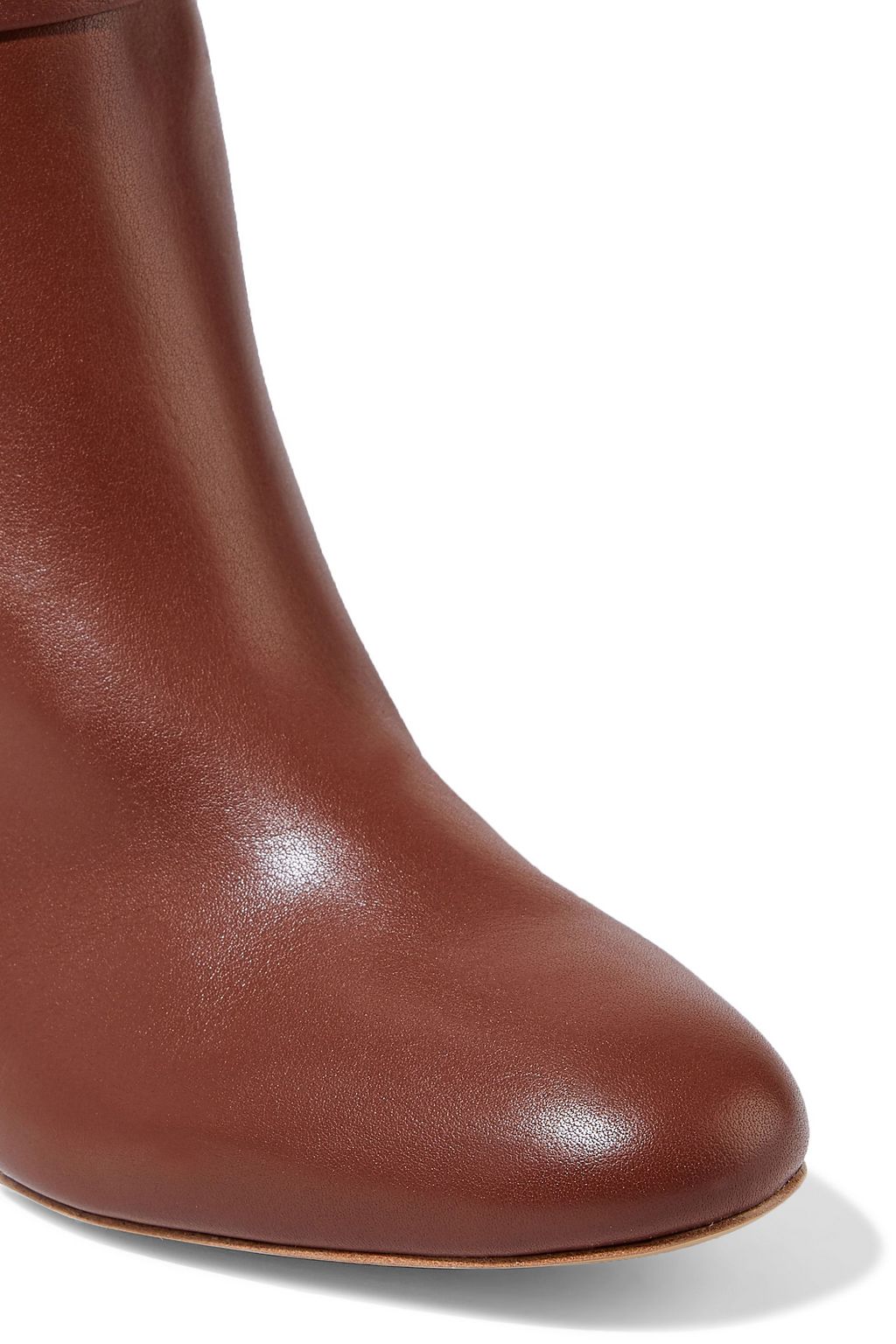 JIL SANDER NAVY Leather knee boots