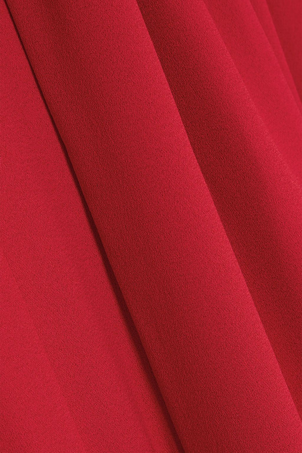 VALENTINO GARAVANI Tie-neck crepe midi dress