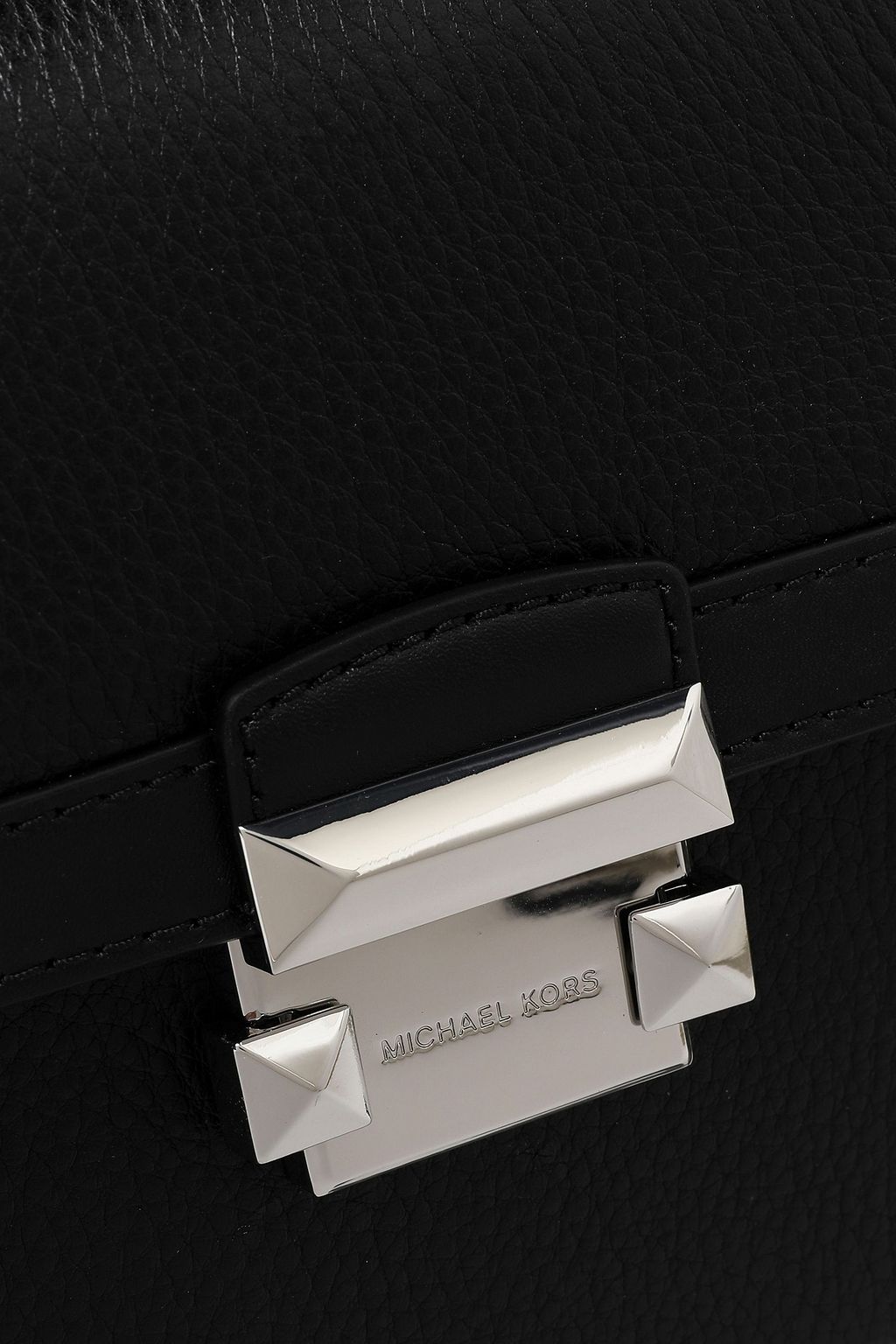 MICHAEL MICHAEL KORS Studded pebbled-leather shoulder bag