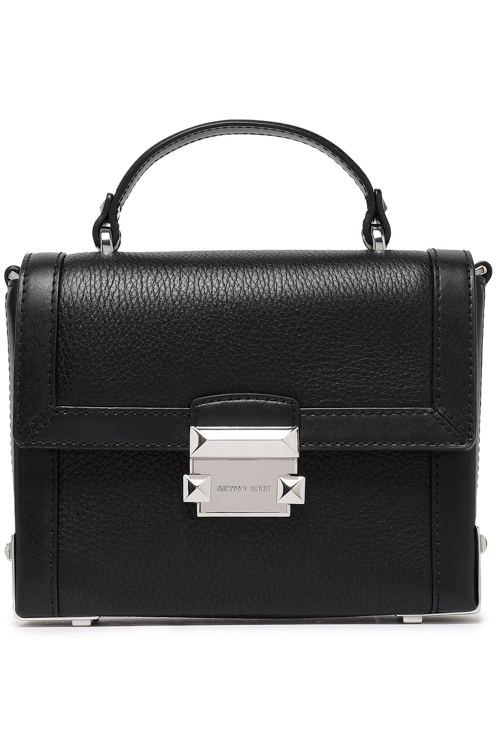 MICHAEL MICHAEL KORS Studded pebbled-leather shoulder bag