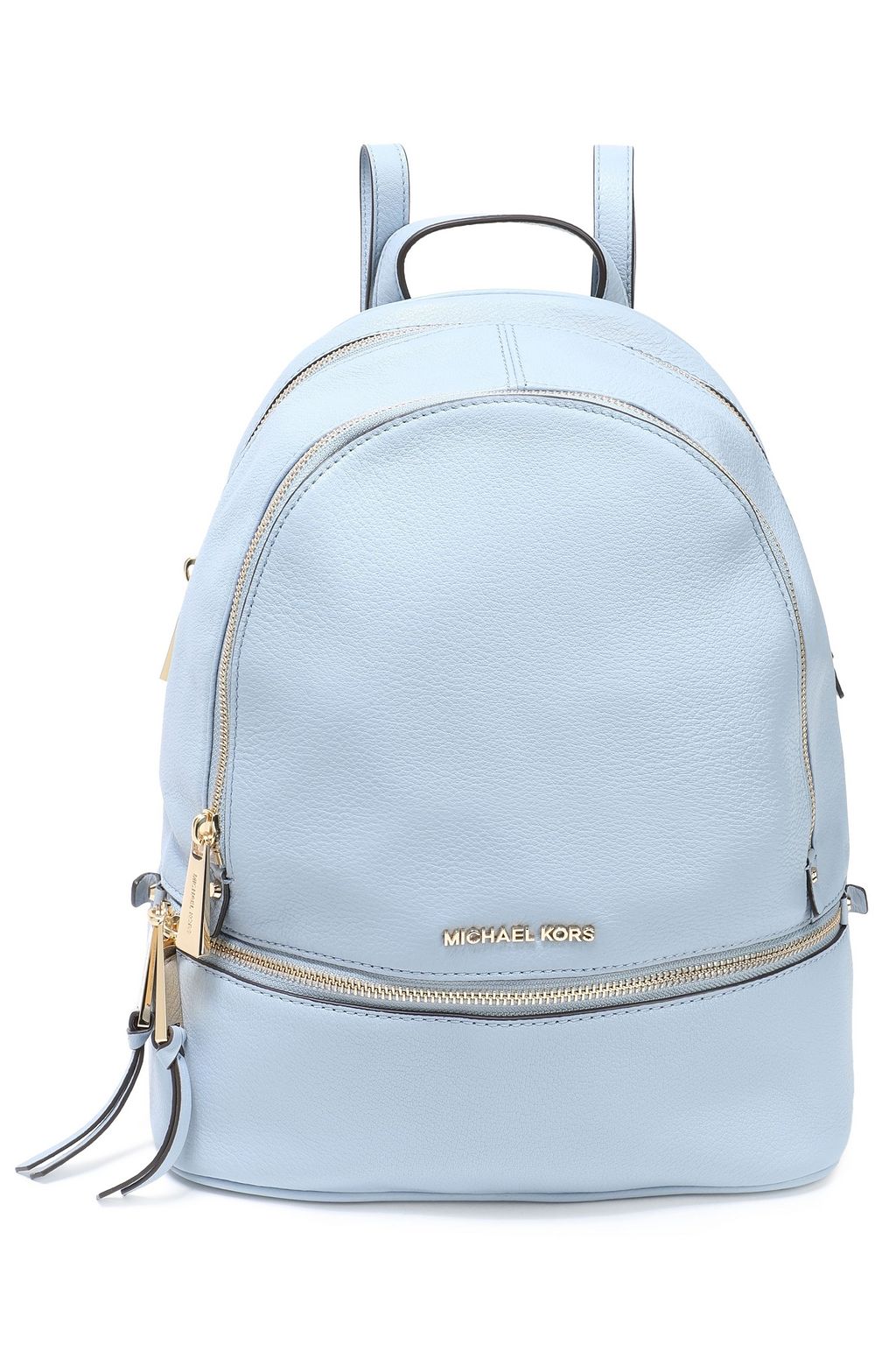 michael kors light blue backpack